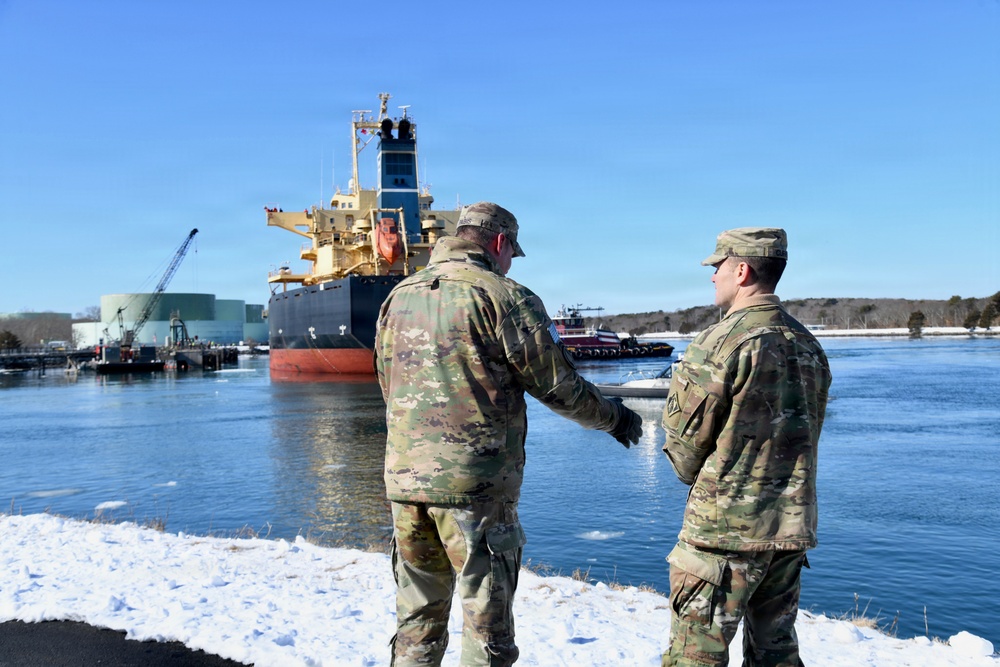 New England District facilitated the safe transit of a time sensitive fuel oil delivery