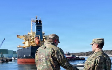 New England District facilitated the safe transit of a time sensitive fuel oil delivery