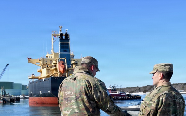 New England District facilitated the safe transit of a time sensitive fuel oil delivery