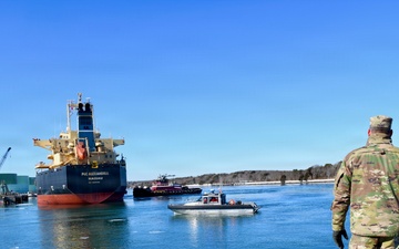 New England District facilitated the safe transit of a time sensitive fuel oil delivery