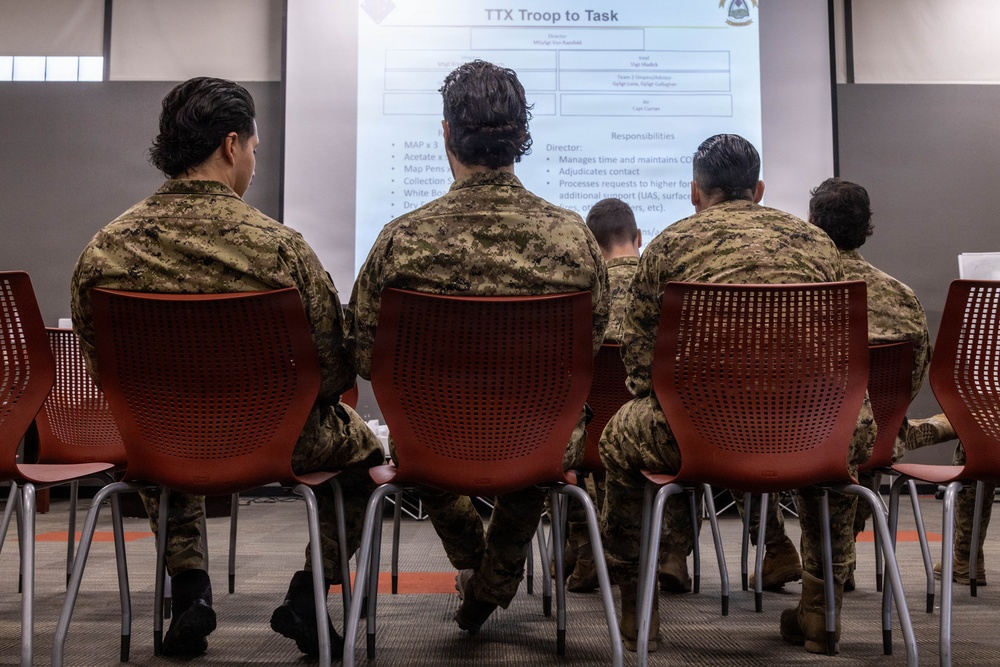 1st LAR, Canadian service members conduct tabletop exercise