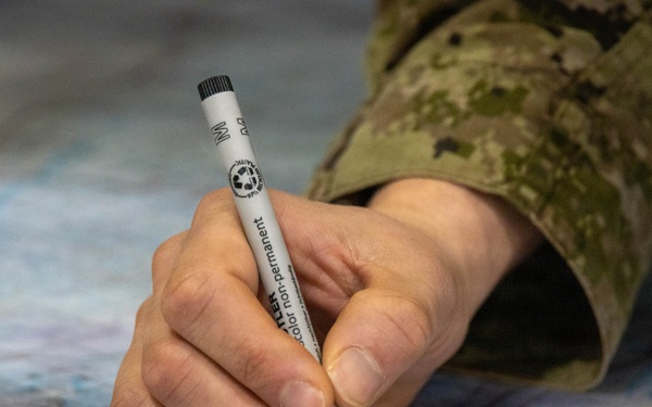 1st LAR, Canadian service members conduct tabletop exercise