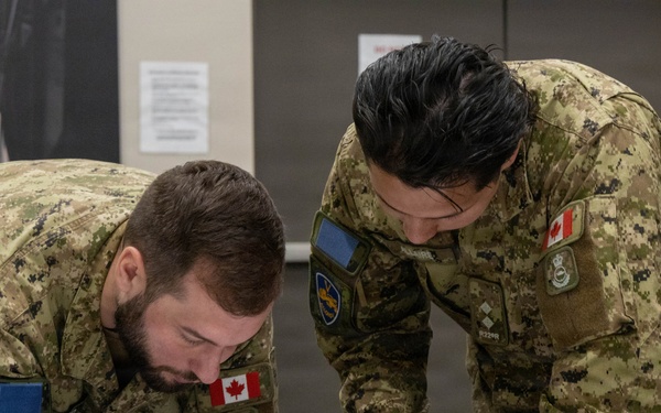 1st LAR, Canadian service members conduct tabletop exercise