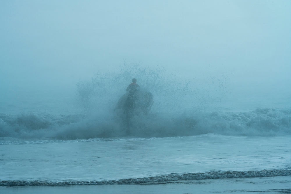 Coast Guard members train for tactical personal watercraft interdictions