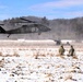X Wisconsin National Guard’s 1st Battalion, 120th Field Artillery holds winter sling-load training at Fort McCoy