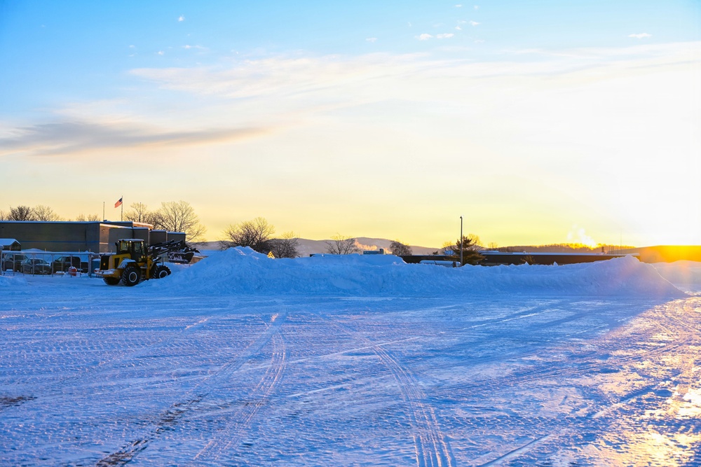 Operation snow removal at 105th AW