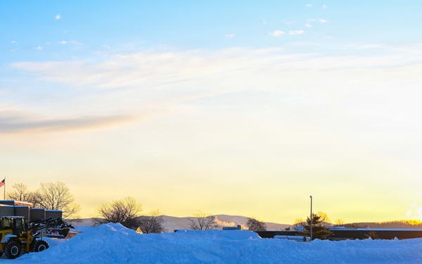 Operation snow removal at 105th AW