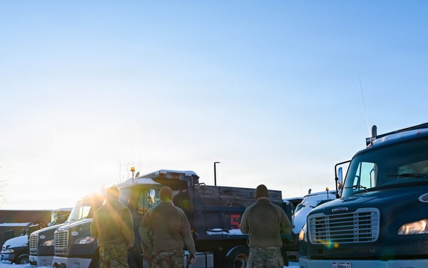 Operation snow removal at 105th AW
