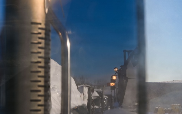 Operation snow removal at 105th AW