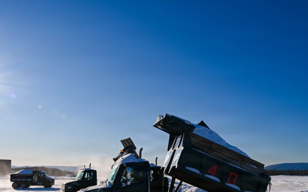 Operation snow removal at 105th AW