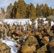 U.S. Marines with 2nd Bn., 4th Marines attend mountain survival class during MTX 1-26