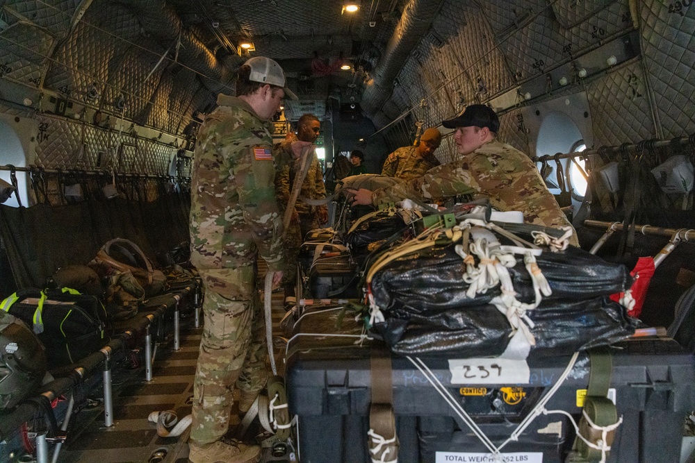 3rd Special Forces Group (Airborne) Riggers and Support Staff Conduct Exercise Operation Ghost Rig