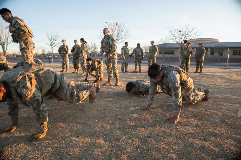 1-36 Battalion Ramadi Memorial Physical Training