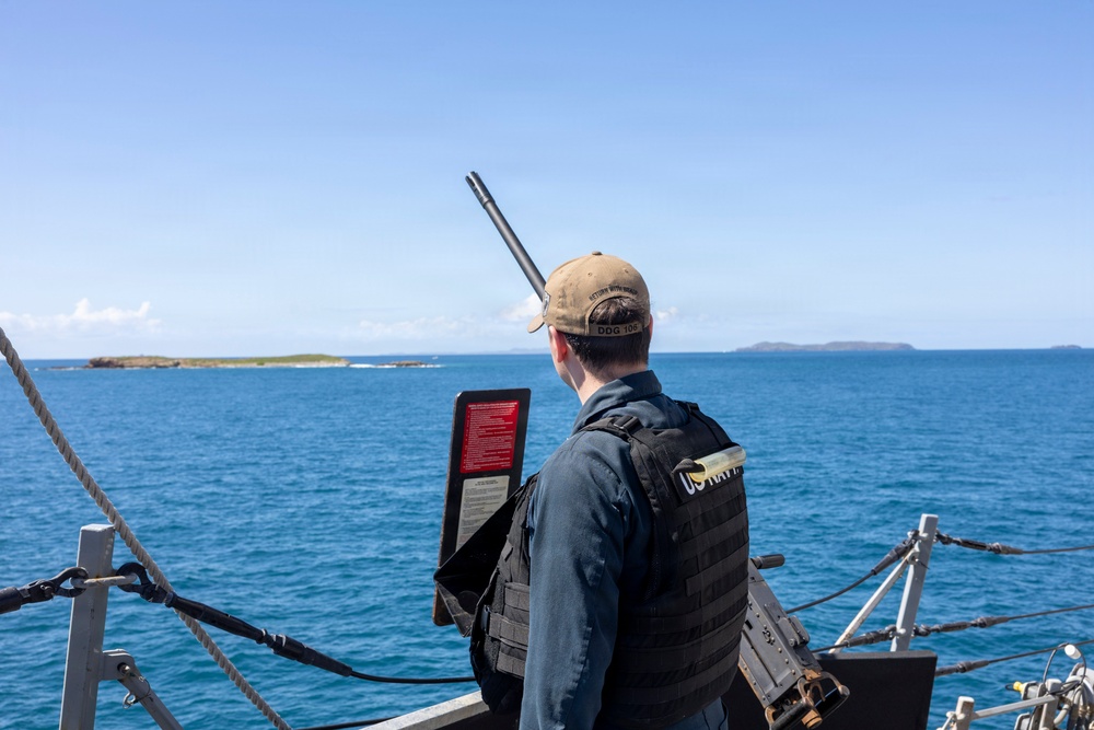 USS Stockdale Anchored in St. Thomas, USVI