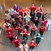 Cardiology Team Form a Heart for Heart Health Month