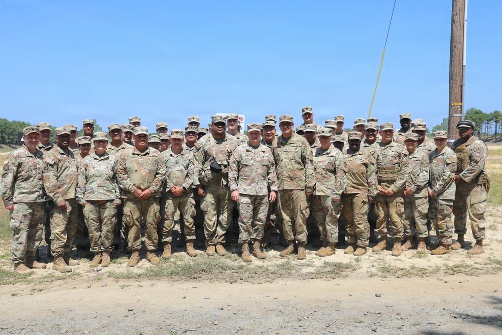 Lt. Gen. Anthony R. Hale visits the 336th EMIB