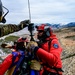 Wyoming Army Aviation teams and Big Horn County Serach and Rescue team perform hoist training
