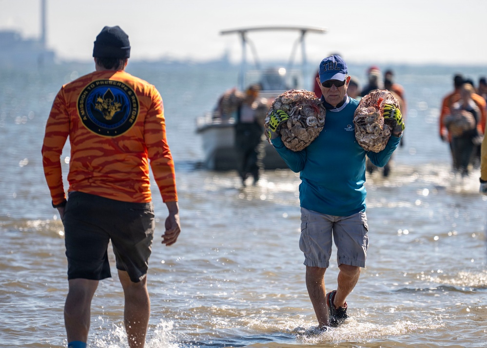 Community partners support MacDill Living Shoreline project