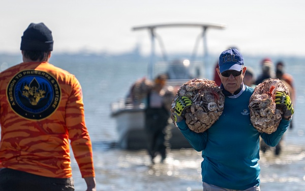 Community partners support MacDill Living Shoreline project