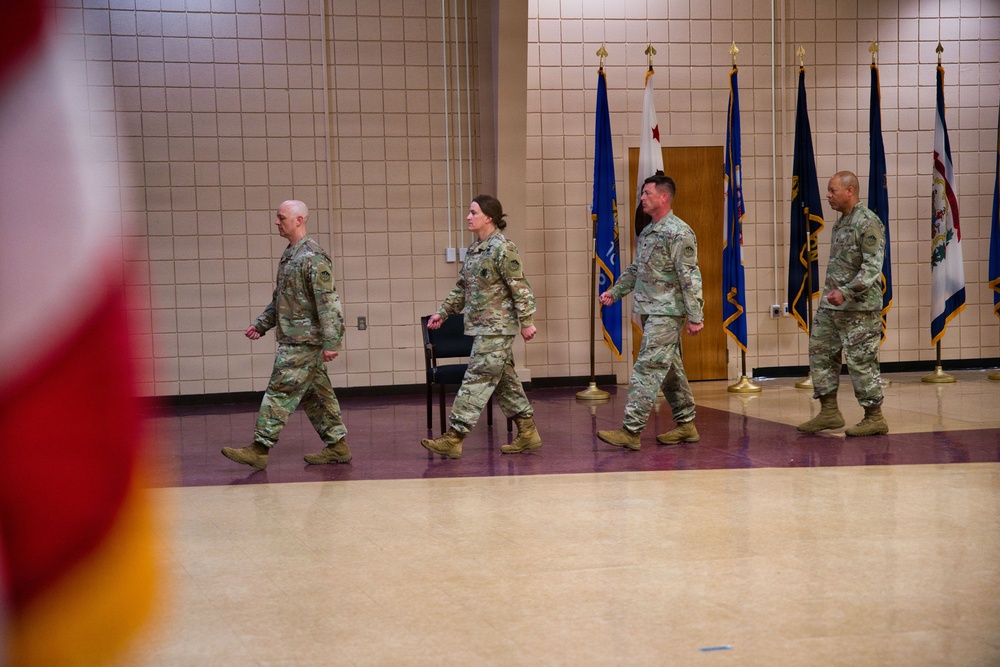 325th Military Intelligence Battalion Change of Command