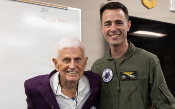The 'Purple Foxes' Legacy: A Founding Member's Memorable Return to His Marine Squadron