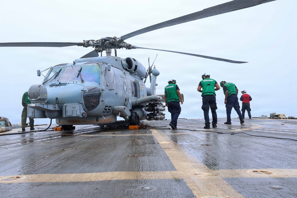 USS Thomas Hudner (DDG 116) Flight Operations