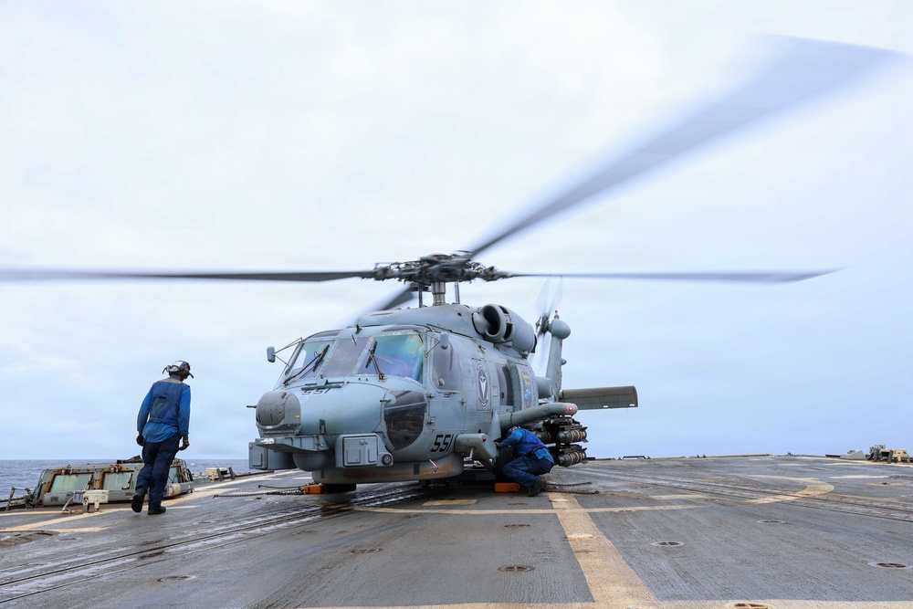 USS Thomas Hudner (DDG 116) Flight Operations