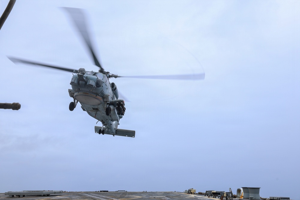 USS Thomas Hudner (DDG 116) Flight Operations