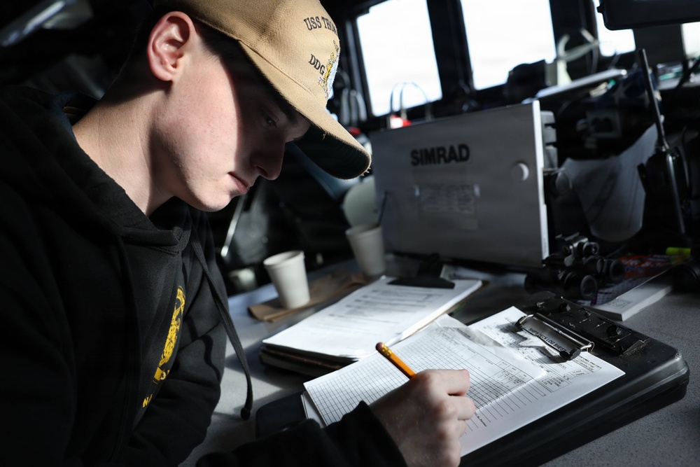 USS Thomas Hudner (DDG 116) Bridge Operations