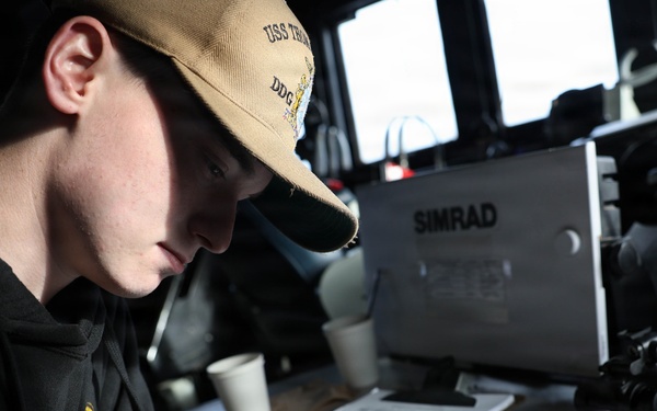 USS Thomas Hudner (DDG 116) Bridge Operations