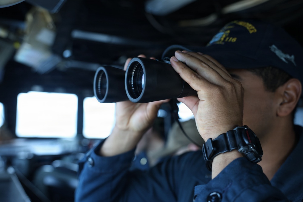 USS Thomas Hudner (DDG 116) Bridge Operations
