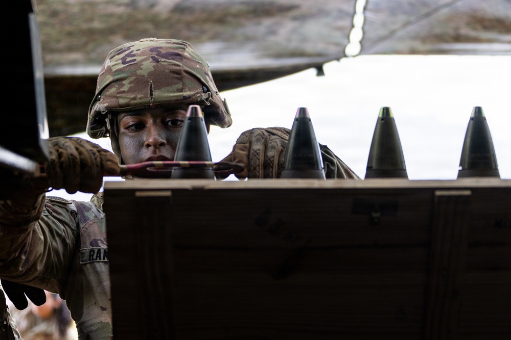 Artillery in Action: Soldiers Aim for Excellence