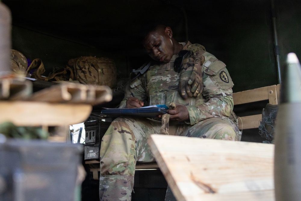 Artillery in Action: Soldiers Aim for Excellence