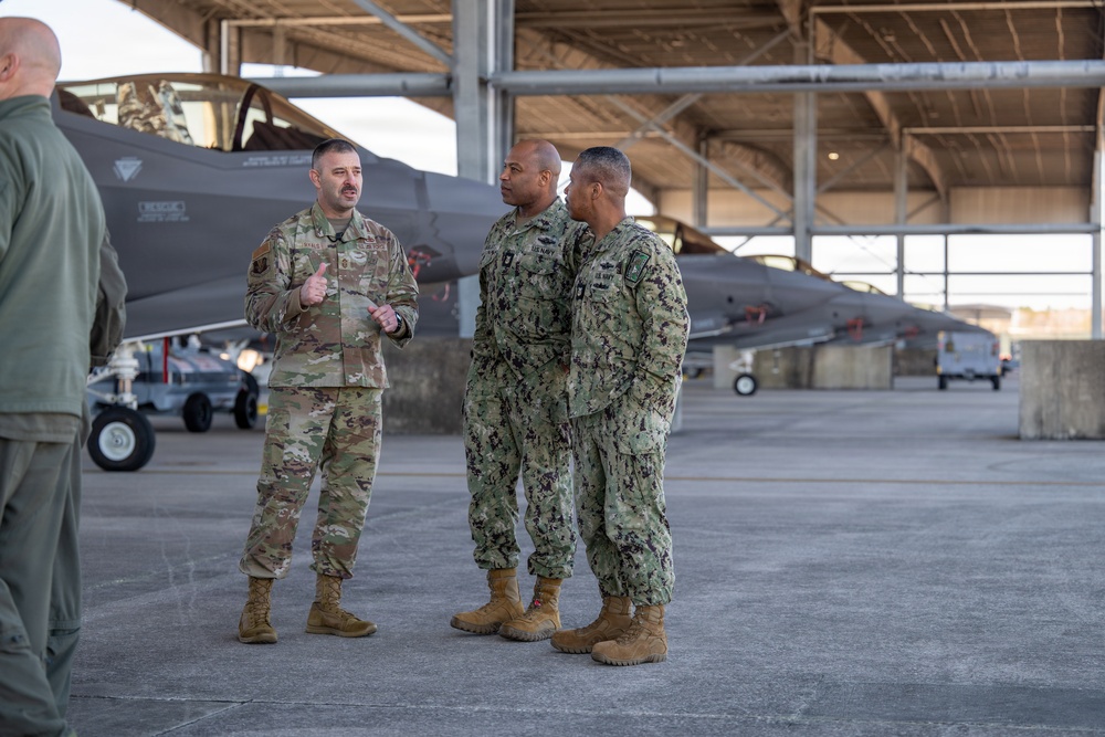 Florida Air National Guard's 125th Fighter Wing mission briefing builds partnerships with Jacksonville military leaders