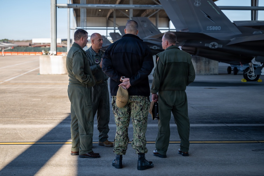 Florida Air National Guard's 125th Fighter Wing mission briefing builds partnerships with Jacksonville military leaders