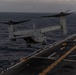22nd MEU(SOC) | MV-22B Osprey Flight Operations at Sunset aboard the USS Iwo Jima