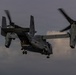 22nd MEU(SOC) | MV-22B Osprey Flight Operations at Sunset aboard the USS Iwo Jima