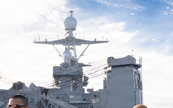 USS Ashland Conducts CIWS Live Fire