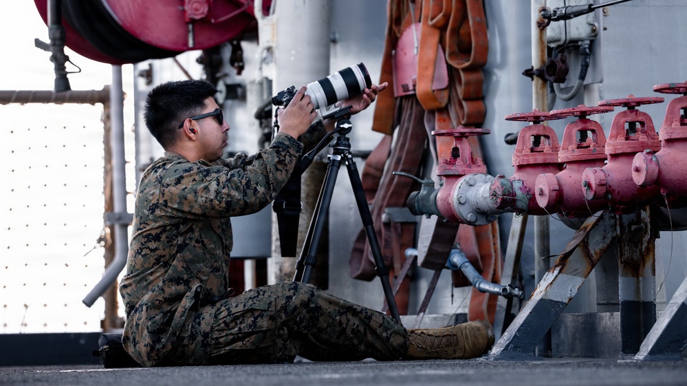 USS Ashland Conducts CIWS Live Fire
