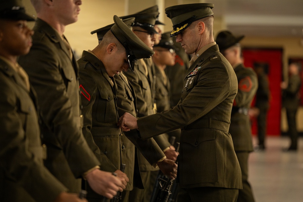 Alpha Company Battalion Commander Inspection