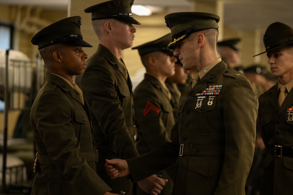 Alpha Company Battalion Commander Inspection