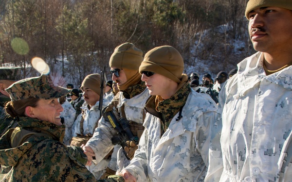 Commander of Marine Forces Korea and ROK Marine Corps Commandant Conduct Battlefield Circulation