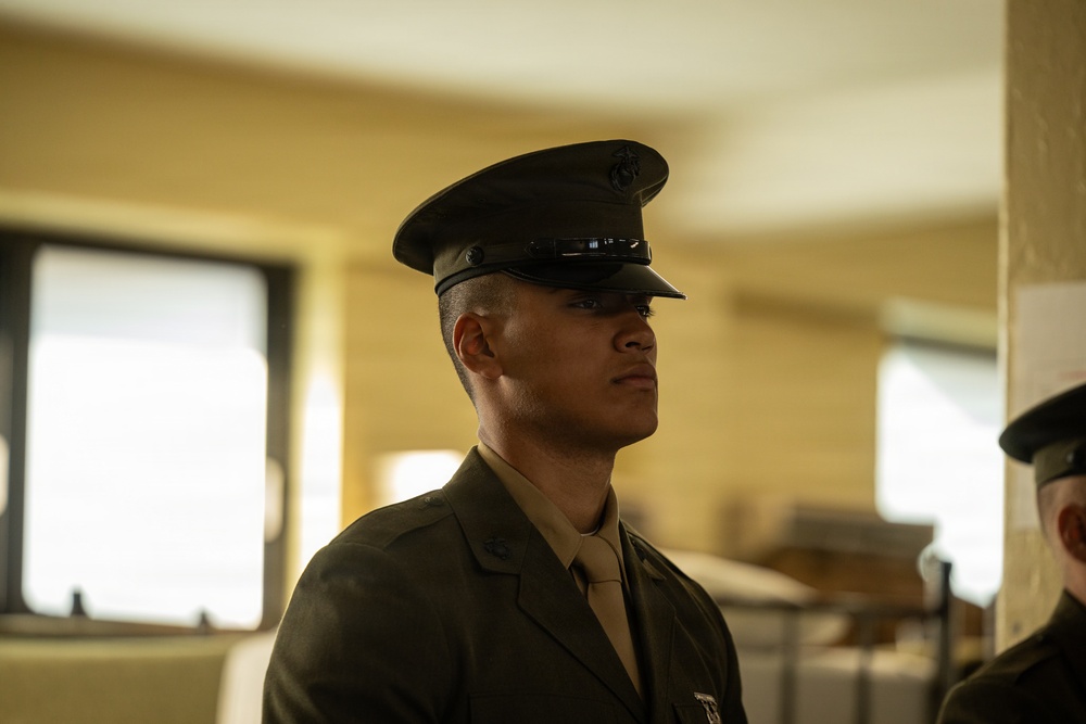 Alpha Company Battalion Commander Inspection