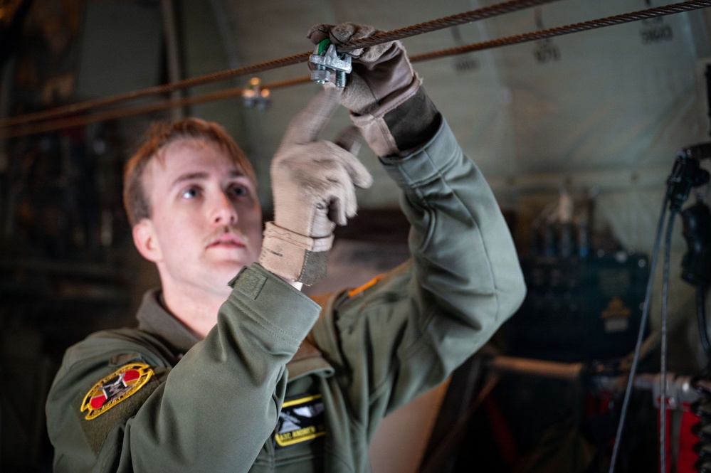 Yokota airmen prepare C-130J for JPMRC joint operations