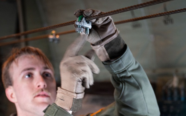 Yokota airmen prepare C-130J for JPMRC joint operations