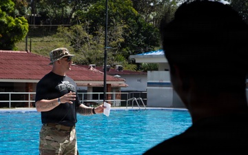 Jungle Students Begin Water Survival Training at Fort Sherman