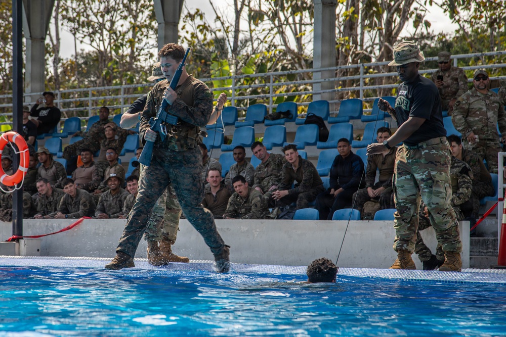 Jungle Students Begin Water Survival Training at Fort Sherman
