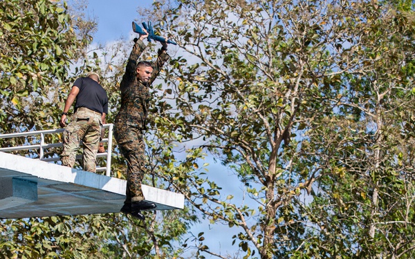 Jungle Students Begin Water Survival Training at Fort Sherman