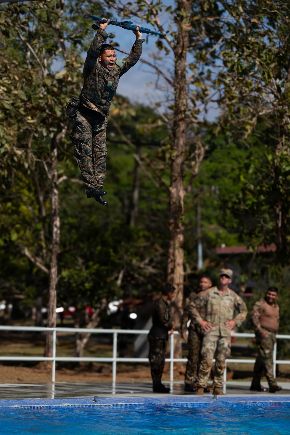 Jungle Students Begin Water Survival Training at Fort Sherman