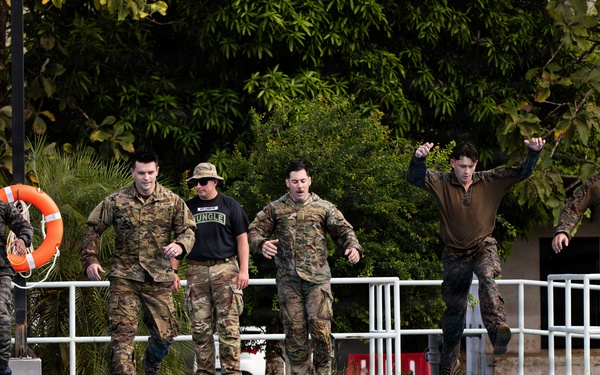Jungle Students Begin Water Survival Training at Fort Sherman